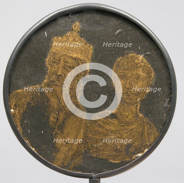 Medallion with Double Portrait, Italian, 18th century (4th century style). Creator: Unknown.