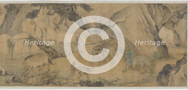 Bestiary of real and imaginary animals, Ming dynasty, 1368-1644. Creator: Unknown.