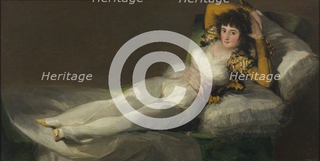 The Clothed Maja, c. 1800. Artist: Goya, Francisco, de (1746-1828)