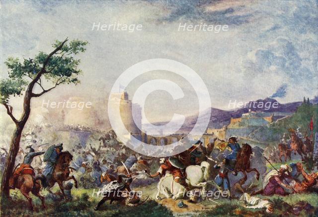 'John Sobieski at the Relief of Vienna', 1683, (c1915). Creator: Unknown.