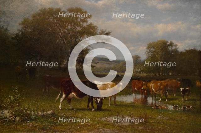 From Shifting Shade, 1887. Creator: James McDougal Hart.