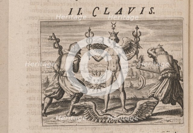 Illustration for Tripvs avrevs, hoc est, Tres tractatvs chymici selectissimi.., 1618. Artist: Bry, Theodor de (1528-1598)