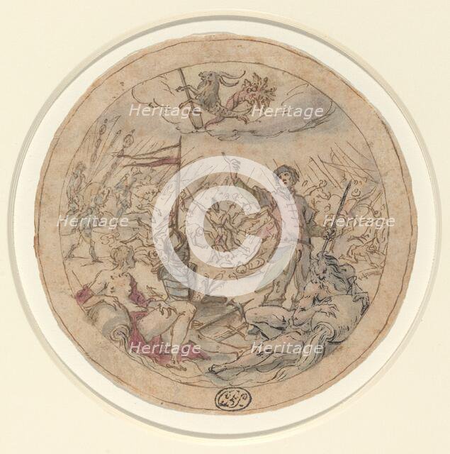 Allegory on the Turkish Wars, c. 1600. Creator: Hans von Aachen.