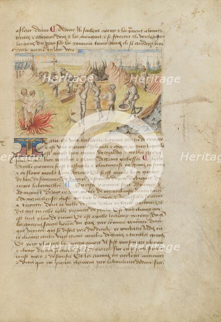 Italy; Livre des merveilles du monde (Book of the Marvels of the World), about 1460-1465. Creator: Master of the Geneva Boccaccio.