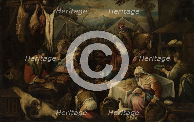 Market scene. Creator: Circle of Jacopo Bassano il vecchio.