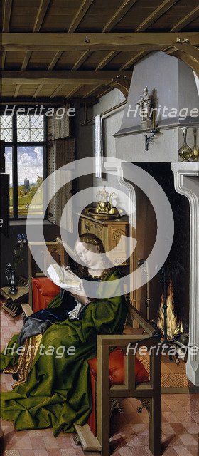 Saint Barbara, 1438. Artist: Campin, Robert (ca. 1375-1444)