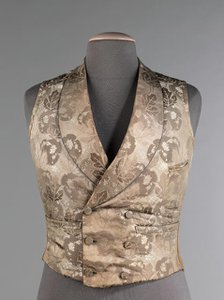 Wedding vest, British, 1840-49. Creator: Unknown.