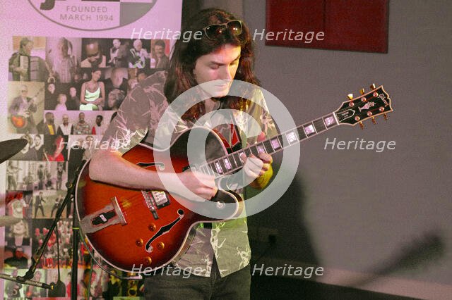 Rob Luft, Eddie Parker’s Airborn, Watermill Jazz Club, Dorking, Surrey, March 2025. Creator: Brian O'Connor.