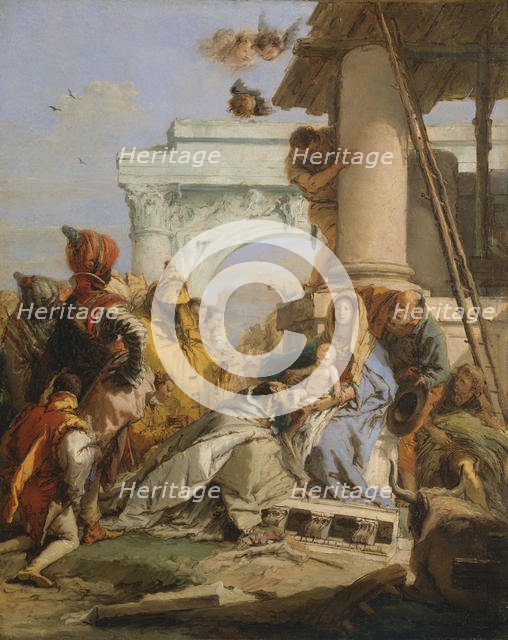 The Adoration of the Magi, late 1750s. Creator: Giovanni Battista Tiepolo.