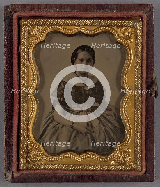 Portrait of Miss Sallie Poe, about 1854. Creator: Unknown.