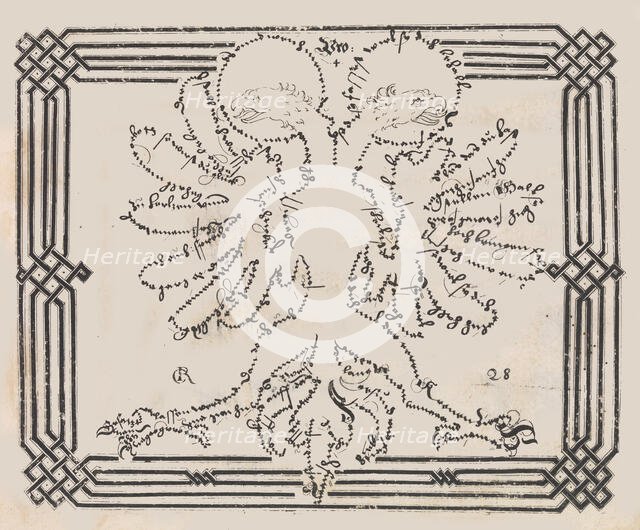 Neuw Zugerichte Schreibkunst (New [book of] Calligraphy), 1604. Creator: Caspar Rutlinger.