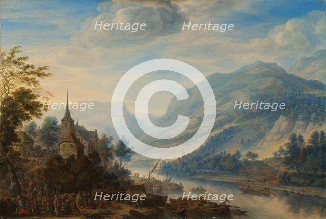 View of the Rhine River near Reineck, 1654. Creator: Herman Saftleven the Younger.