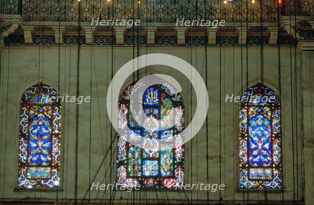 Stained Glass Window, Suleymaniye Mosque, 1557. Artist: Unknown