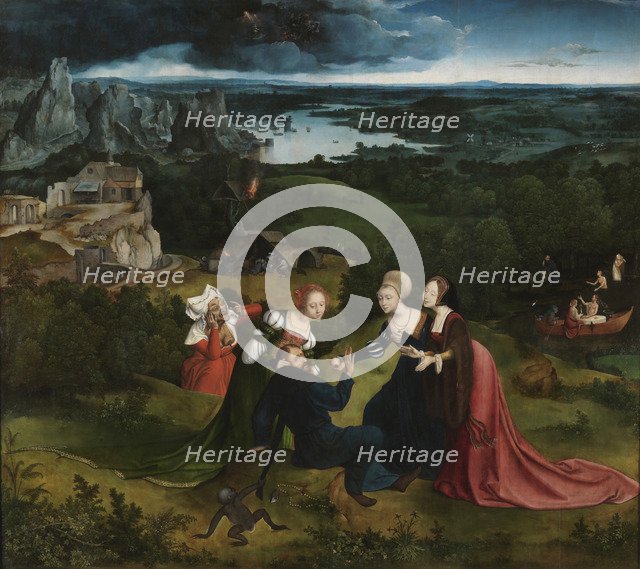 The Temptation of Saint Anthony. Artist: Patinir, Joachim (ca. 1480-1524)