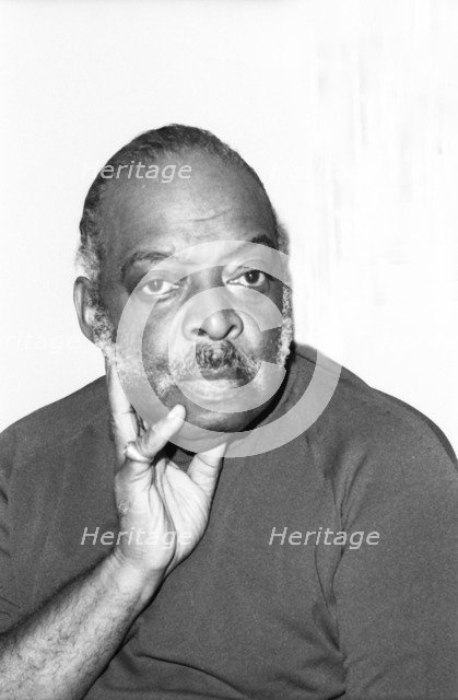 Count Basie, Churchill Hotel, London, 1973.   Artist: Brian O'Connor.