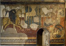 Scenes of the Apocalypse, murals in the side of the nave, Polinyà 1122. They come from the parish…