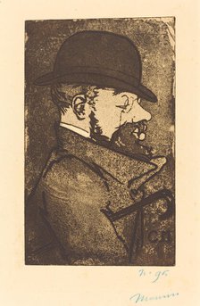 Portrait of Toulouse-Lautrec, 1893. Creator: Maurin, Charles (1856-1914).