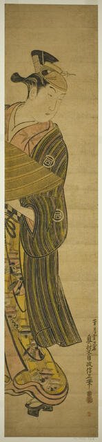 The Actor Sanogawa Ichimatsu I, c. 1744. Creator: Okumura Masanobu.