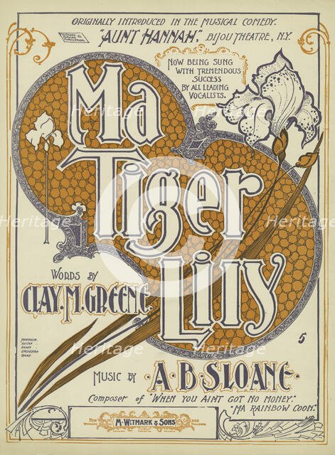 'Ma Tiger Lily', 1900. Creator: Unknown.
