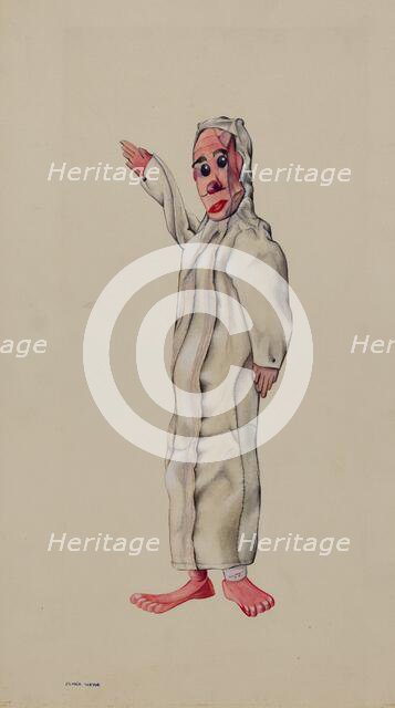 Baby Hand Puppet, c. 1936. Creator: Elmer Weise.