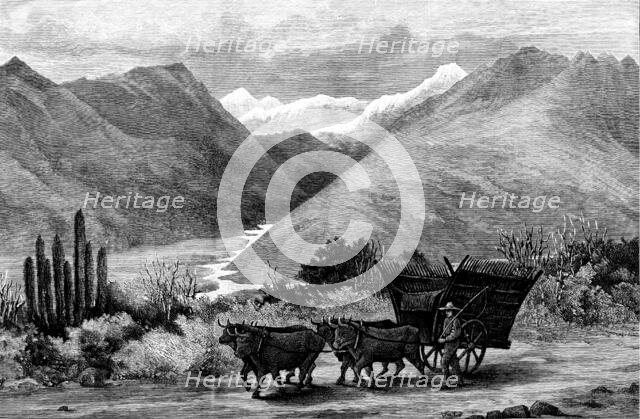 Meeting of the Three Rivers, Baths of Canquenes, Chile, 1890. Creator: Unknown.