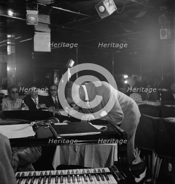 Portrait of Dizzy Gillespie, Downbeat, New York, N.Y., ca. Aug. 1947. Creator: William Paul Gottlieb.
