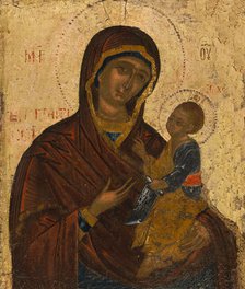 Portrait Icon of the Virgin and Child, c.1500. Creator: Greek School.
