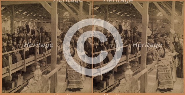 Russian barracks for pilgrims, Jerusalem, Palestine (Stereograph), 1890-1900.