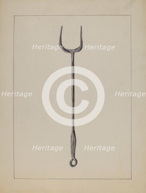 Fork, 1935/1942. Creator: Benjamin Resnick.