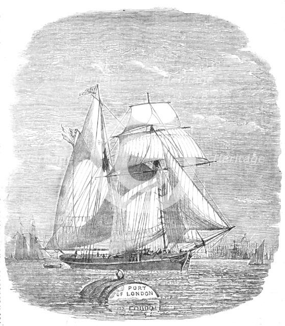 Spanish Vessel arriving with Christmas Fruit, 1854. Creator: Unknown.