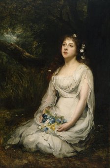 Ophelia, c1870s. Creator: Joseph Mordecai.