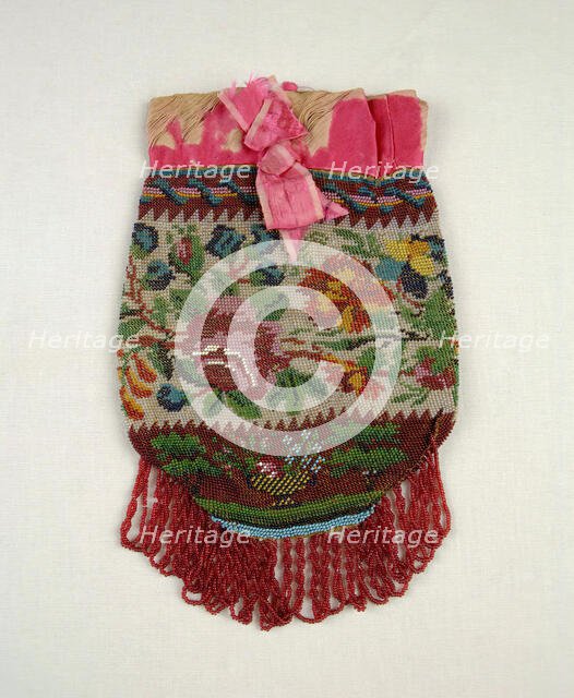 Pouch, American, 1840-60. Creator: Unknown.