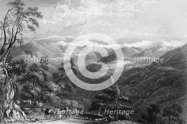 'Snowy Range, from Landour', 1845. Creator: Unknown.
