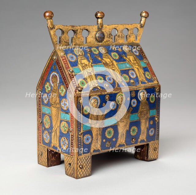 Reliquary Casket, Limoges, c. 1200. Creator: Unknown.