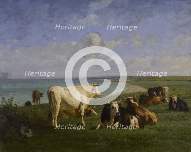 Repose, 19th century. Creator: Constant Troyon.