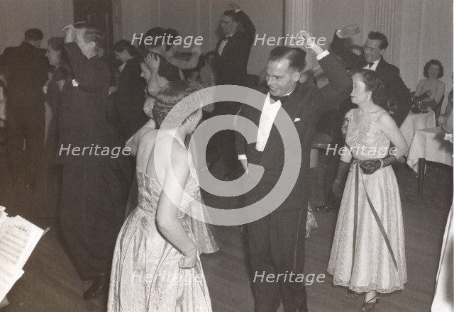 Rowntree staff dance, York, Yorkshire, 1954. Artist: Unknown
