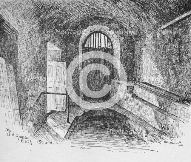 'The Old Roman Bath Stand', 1890. Artist: Hume Nisbet.