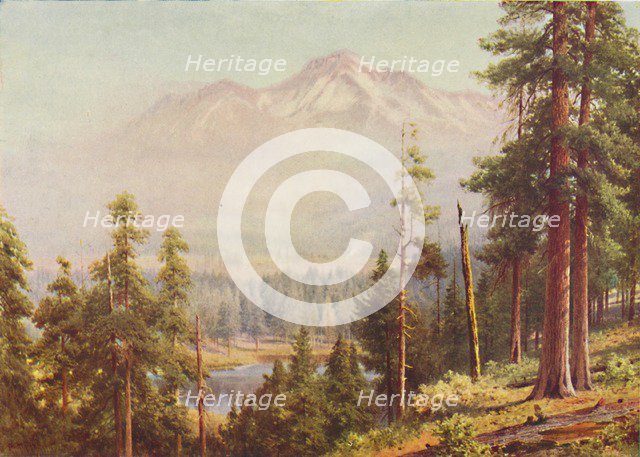 'Mount Shasta', 1916. Artist: Harold Sutton Palmer.