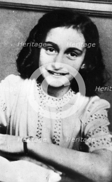 Anne Frank (1929-1945). Artist: Unknown