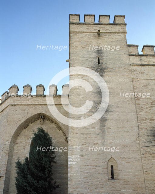 Exterior, Church of San Antonio Abad, Trigueros, Andalusia, Spain, 2001. Creator: LTL.