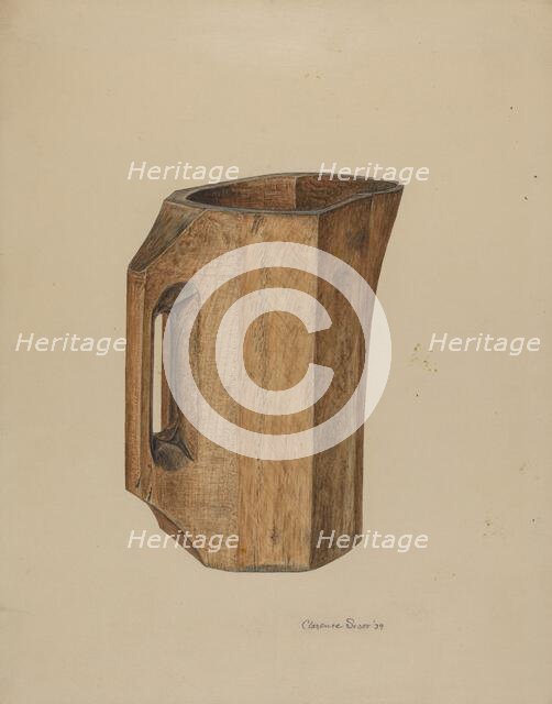 Vinegar Measure, 1939. Creator: Clarence Secor.