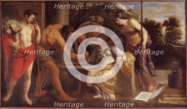 Labore et Constantia, 1640. Creator: Quellinus, Erasmus, the Younger (1607-1678).