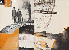 Poster design, 1930. Creator: Klutsis, Gustav (1895-1938).
