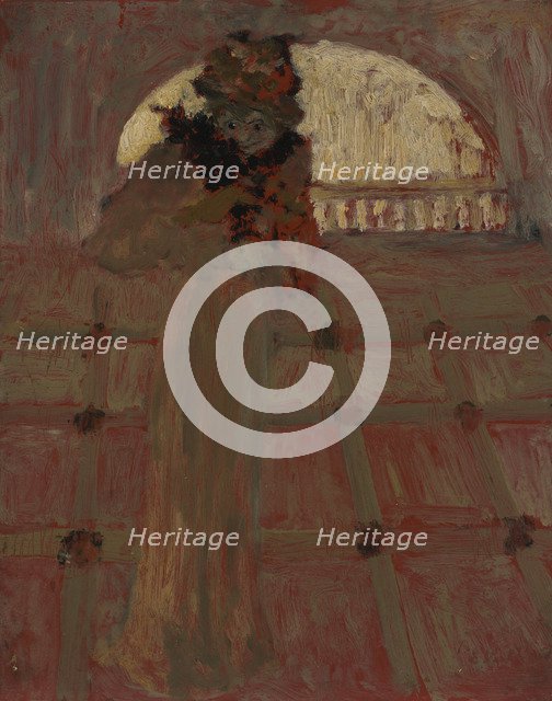 Misia at the Opera, c. 1900. Artist: Vuillard, Édouard (1868-1940)