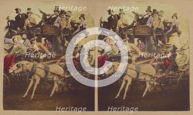 Returning from the Derby. Le Retour Des Courses., about 1865. Creator: Alfred Silvester.