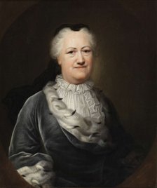 Portrait of Elisabeth Sophie Marie, Princess of Brunswick-Wolfenbüttel (1683-1767), 1747. Artist: Denner, Balthasar (1685-1749)