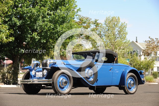 Ruxton model c roadster 1932. Artist: Simon Clay.