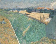 The Western Railway at its Exit from Paris, 1886. Artist: Angrand, Charles (1854-1926)