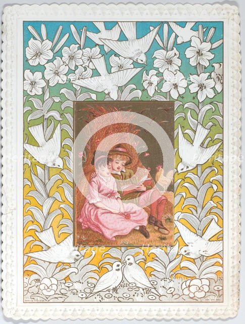 Valentine, 1876. Creator: Catherine Greenaway.