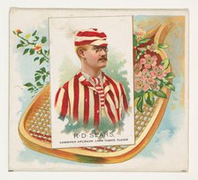 R.D. Sears, Champion American Lawn Tennis Player, from World's Champions, Second Series (N..., 1888. Creator: Allen & Ginter.